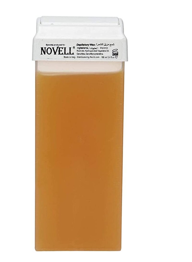 NOVELL PACK OF 3 - Honey Depilatory Wax Refill Beige 100ml - Image 2